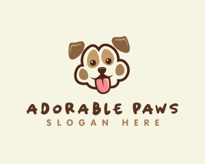 Dog Paw Pet logo design