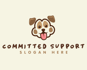 Dog Paw Pet logo design