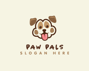 Dog Paw Pet logo design