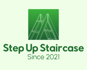 Green Carpentry Ladder logo