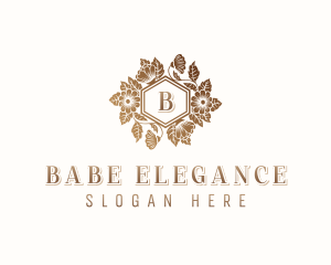 Floral Wedding Event logo design