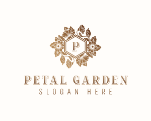 Floral Wedding Event logo design