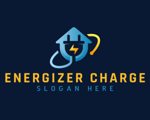 Electric House Plug logo design