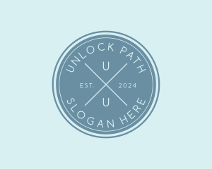 Minimalist Generic Hipster logo design