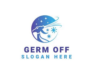 Anti Bacterial Spray logo design