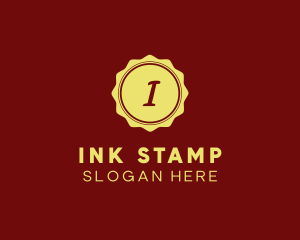 Elegant Stamp Badge logo