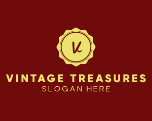 Elegant Stamp Badge logo