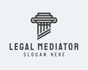 Legal Law Pillar logo design