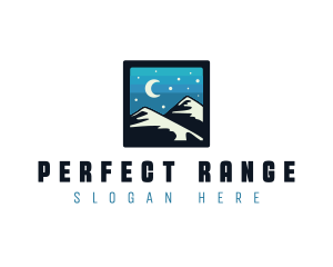 Mountain Night Hike logo design