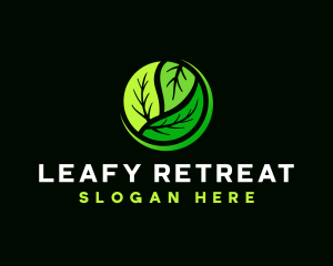 Leaf Lawn Horticulture logo design