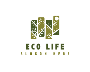 Tree Nature Eco logo design