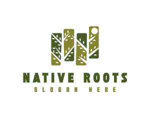 Tree Nature Eco logo design