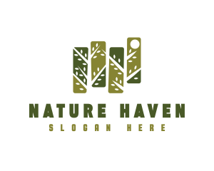 Tree Nature Eco logo design