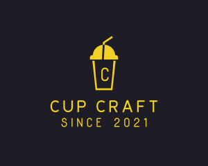 Slushy Drinking Cup  logo design