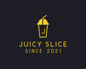 Slushy Drinking Cup  logo design