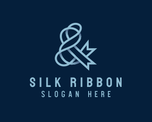 Elegant Ribbon Ampersand logo design