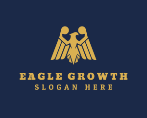 Gold Eagle Aviation logo design