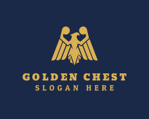 Gold Eagle Aviation logo design