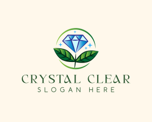 Jewelry Flower Gem logo design