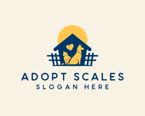 Cat Dog Shelter logo design