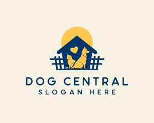 Cat Dog Shelter logo design