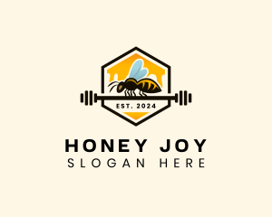 Bee Honey Dipper logo