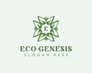 Environmental Eco Garden logo design