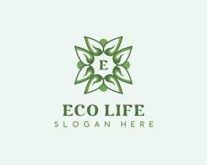 Environmental Eco Garden logo design