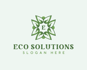 Environmental Eco Garden logo design