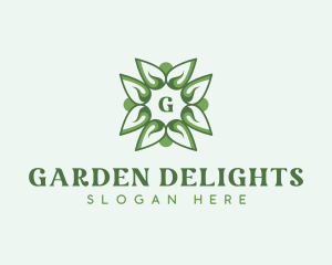 Environmental Eco Garden logo design