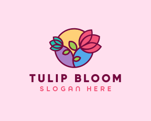 Flower Tulip Boutique logo design