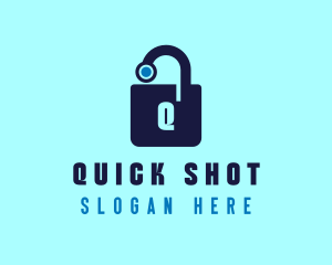 Cyber Lock App logo design