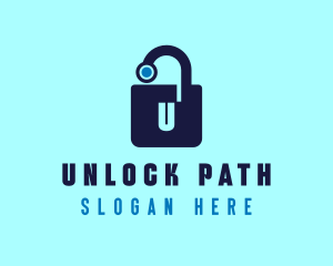 Cyber Lock App logo design