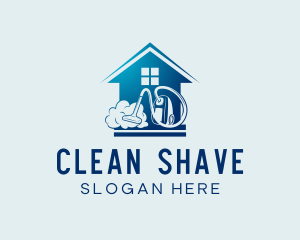 Home Cleaning Vacuum logo design