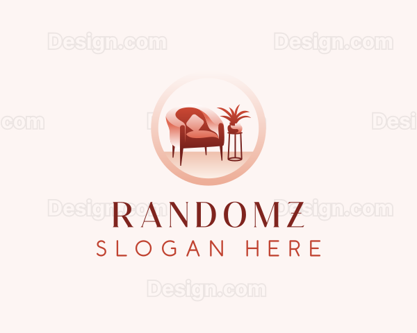 Lounge Furniture Decor Logo