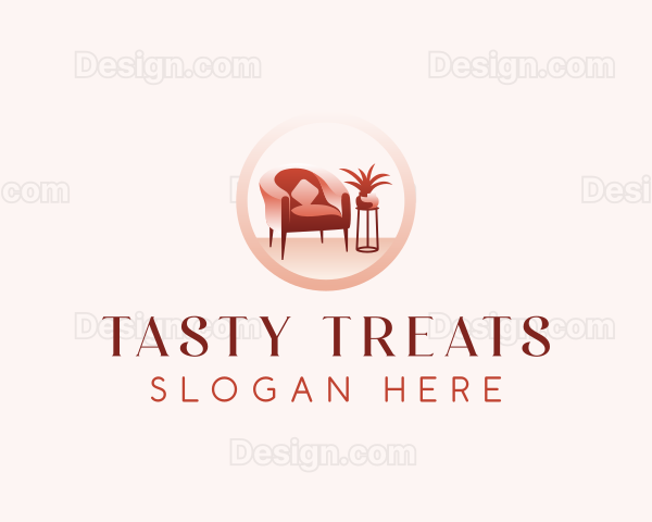 Lounge Furniture Decor Logo