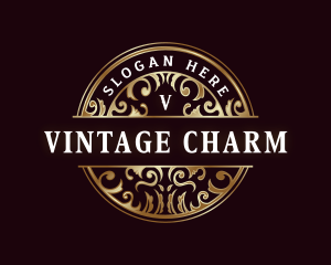 Classic Vintage Ornament logo design