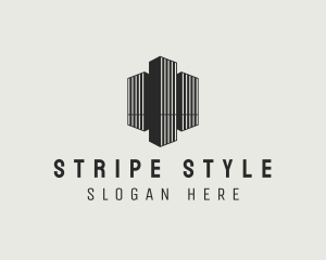 Stripes City Building logo design