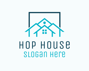 Residential Real Estate House  logo design