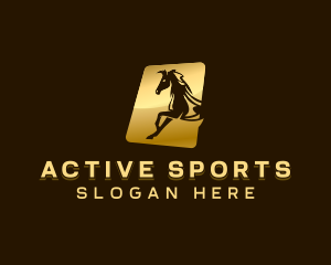 Equine Horse Stallion logo