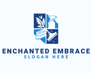 Housekeeping Sanitation Chores logo design