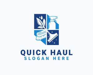 Housekeeping Sanitation Chores logo design