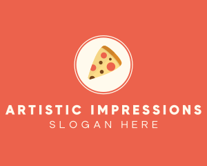 Pizza Slice Restaurant logo design