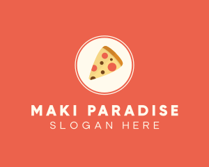 Pizza Slice Restaurant logo design