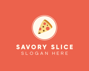 Pizza Slice Restaurant logo design