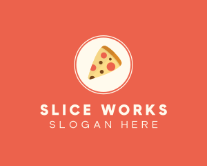 Pizza Slice Restaurant logo design