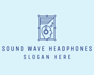 Music Headphones Person  logo