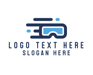 Reality - Virtual Reality Goggles logo design