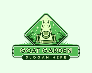 Grass Cutter Mower logo design