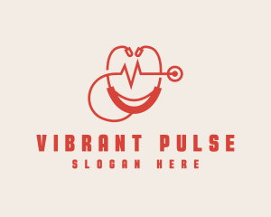 Heart Stethoscope Pulse logo design